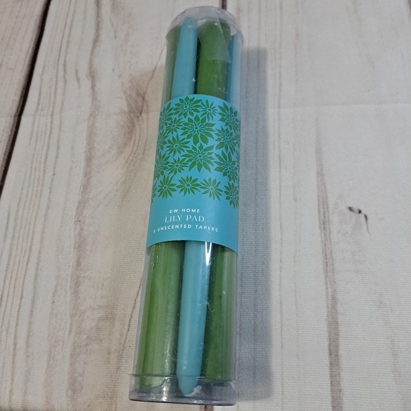 Unscented Decorative Taper Candles Set Of 6 - Picture 1 of 7